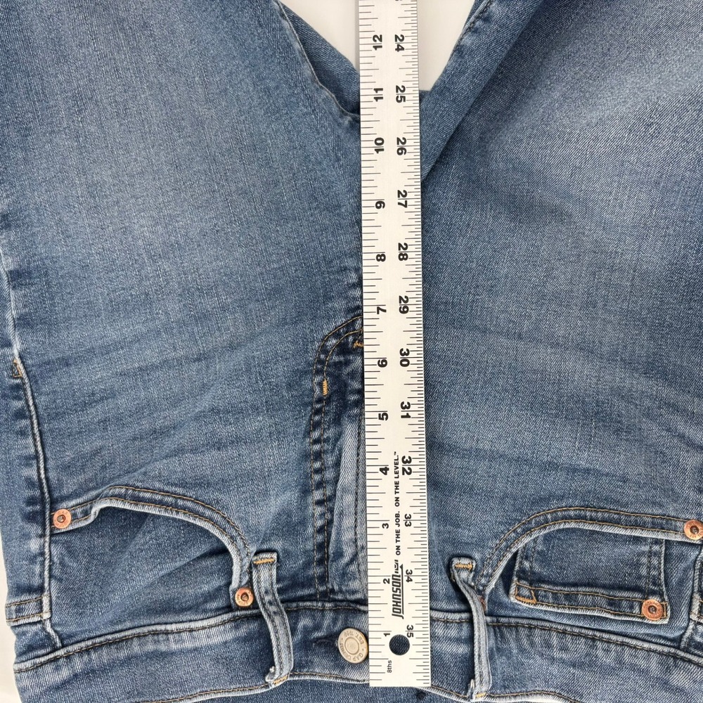 Gap True Skinny High Rise Jeans Womens 29 8R Medium Indigo Blue Stretch‎ Denim - Picture 10 of 15